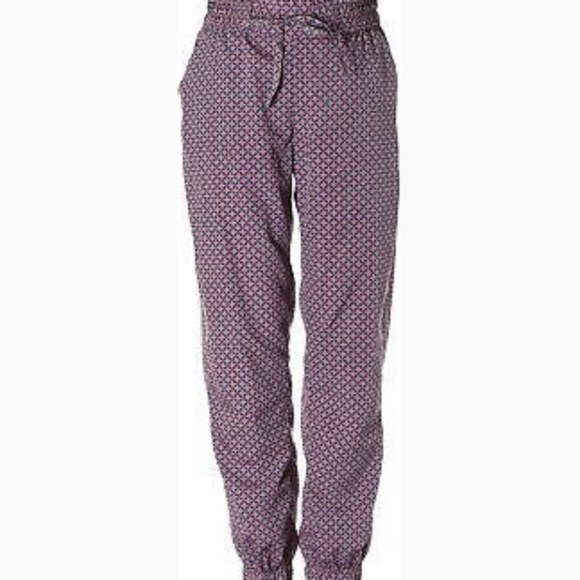 aerie Pants - Aerie Geometric Print Lightweight Silky Joggers